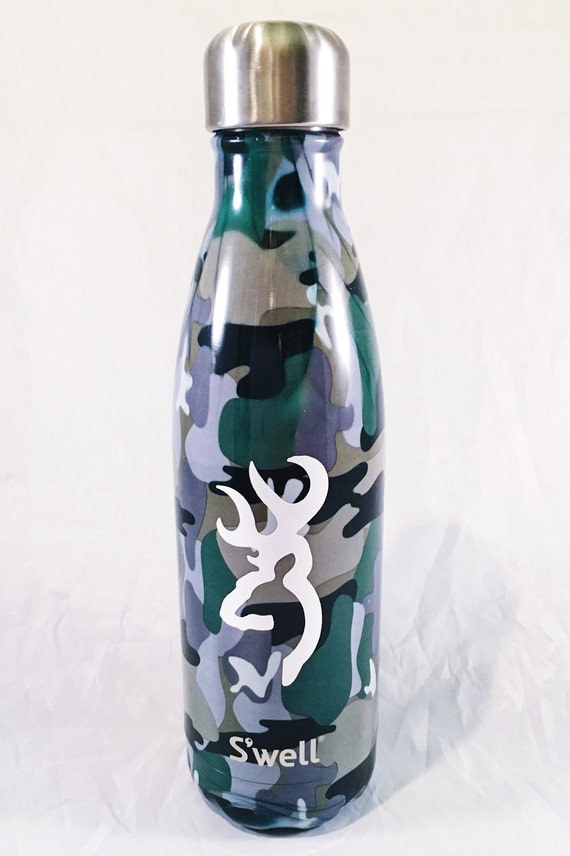 Camo Swell Bottle - Male, Father's Day, Hunter, Outdoors, Outdoorsman, Woodsman, Groosmen Swell Bottle