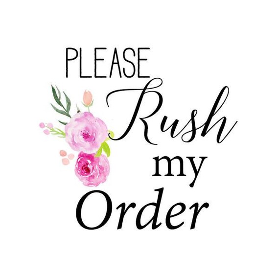 Rush Order upgrade