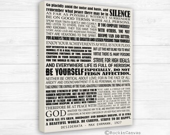 poem on canvas etsy