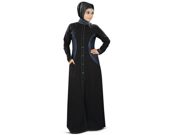 burkha front open