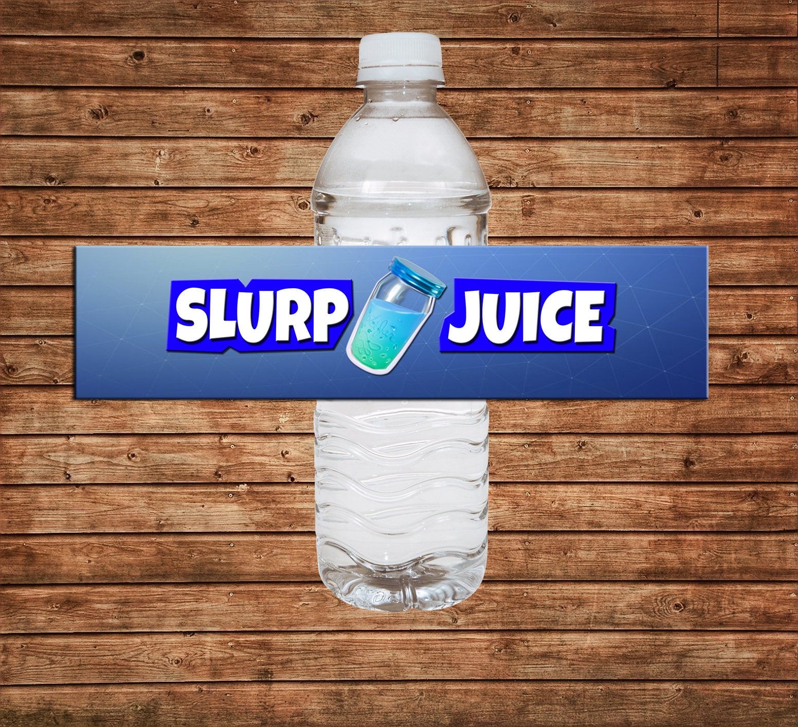 Fornite Party Favor 'Slurp Juice' Label