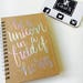 A6 Notebook Be a unicorn in a field of horses rainbow chrome