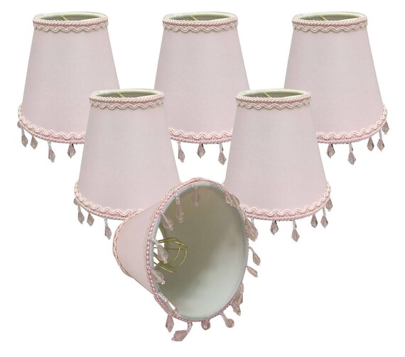 Royal Designs Pink Empire Chandelier Lamp Shade With Royal Designs Pink Empire Chandelier Lamp Shade With Decorative Trim 3 X 5 4 Clip On