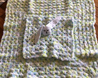 baby blanket with bunny security blanket