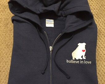 Missy full zip hooded sweatshirt