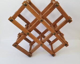 Vintage Collapsible Wine Rack