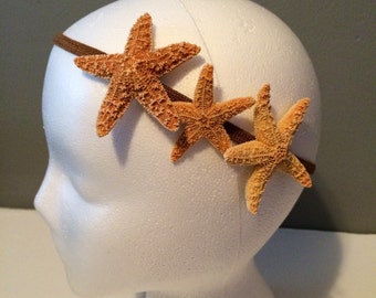 Triple Starfish Headband
