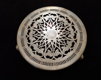 Arts and Craft Silver Plate Trivet.
