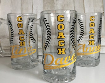 Custom Coach Mugs, Custom Sports Mugs, Coach gifts for baseball, Coach gifts, Baseball Team gifts, Baseball coach gifts, Baseball gifts