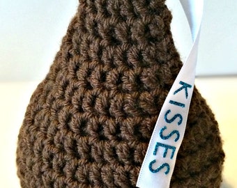Hershey Kiss Crochet Hat