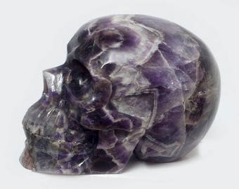 Crystal Skull Chevron Amethyst, approx. 1200 grams! TOP!