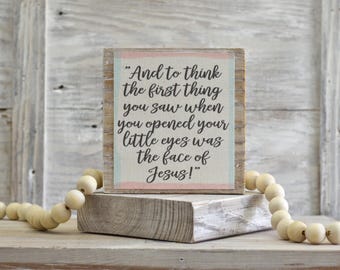 Miscarriage gift - encouraging gift for loss - miscarriage keepsake - printed canvas on wooden block - baby bereavement