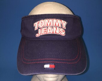 Vintage Tommy Hilfiger Jeans Visor Adjustable Hat 1990s