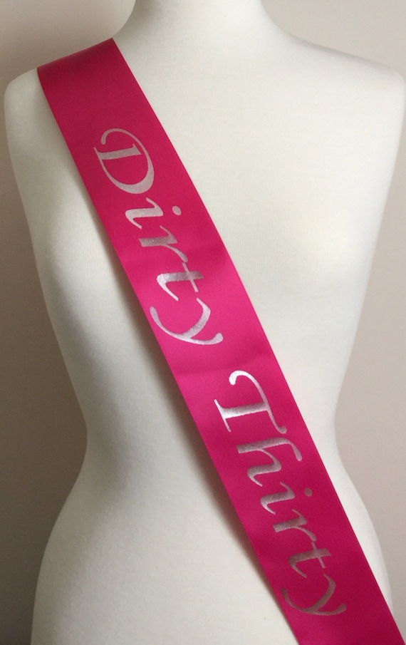 New Birthday Sash Birthday Party Sash Birthday Sash 30th