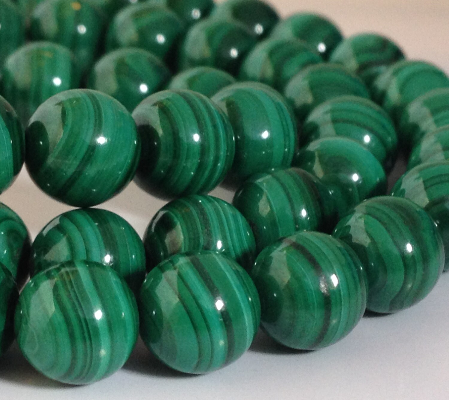 AAA Rated Genuine Malachite Beads 16 Strand 3mm10mm.