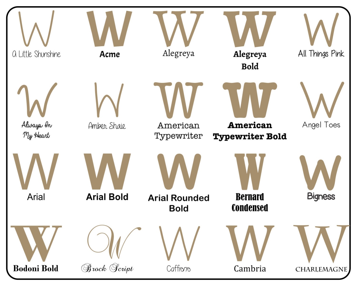 Wooden Letter “W” Capital Unfinished, Unpainted Perfect for Crafts, DIY, Nursery, Kids