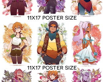 Voltron & Flowers - Posters