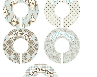Lily and Will Aqua Closet Clothing Dividers