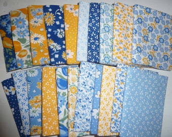 Fat Quarters of Sunshine Garden by Darlene Zimmerman for Robert Kaufman, 21 fat quarters