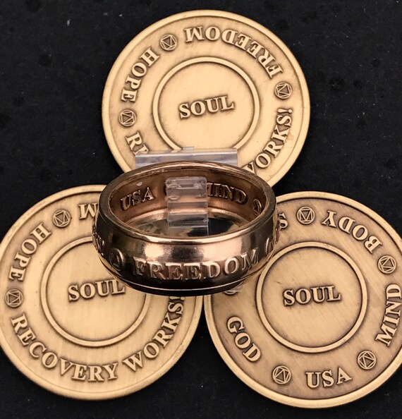Recovery Works! 50% of Sales for this Recovery Ring go to Minnesota Recovery Connection's Walk for Recovery; Team Sober And Serious