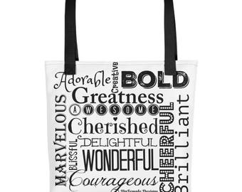 Inspiring Words 2 Tote bag