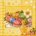 6 Decoupage Paper Napkins Easter 33x33 cm. 13"x13" set of 6 pcs