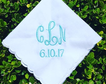 Monogrammed Handkerchief