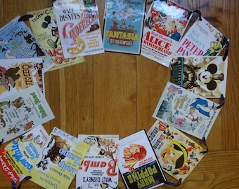 Vintage Disney Movie Posters Bunting