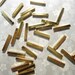 36 Goldplated 19x4mm Square Tubing Findings Separator Bars