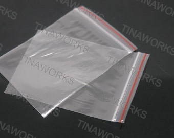100pcs Clear Self Adhesive Seal Plastic Cello Bag 5x7cm