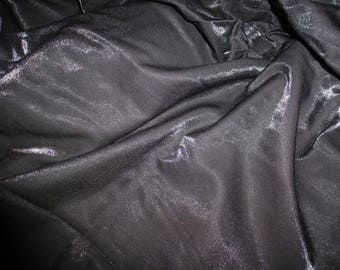 NO. 51 FABRIC SATIN GLOSS - BLACK - COUPON 155CM X 3 M