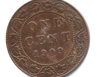 1-Cent Large 1909 (Edward VII)