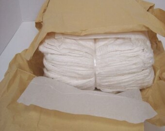 Last Supply ! Discontinued - Silk Hankies Luxurious Fiber Spinning Nuno Felting - 1 oz