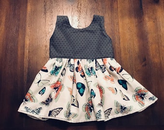 little girls Butterfly Tunic