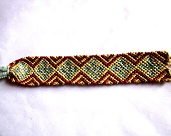 Stars and Diamonds Woven Friendship Bracelet