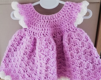 Gorgeous crochet baby dress