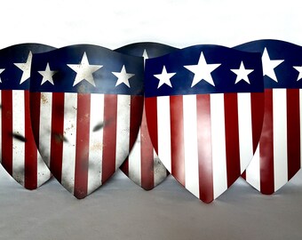 Adult WWII Captain America Shields - Heater Style