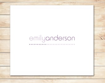 Modern Customized Stationery - Simple, Modern Personalized Stationary