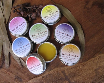 Wood Balm (handmade) to nourish and care for your Australian Native Timber Beads and Jewelry