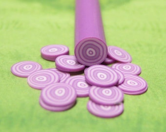 Onion polymer clay cane vegetable red onion uncut 1pc for miniature foods decoden and nail art supplies