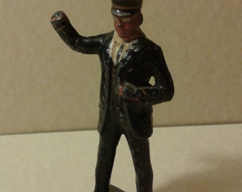 vintage conductor medal toy