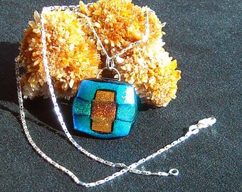 Fused Art Glass Pendant