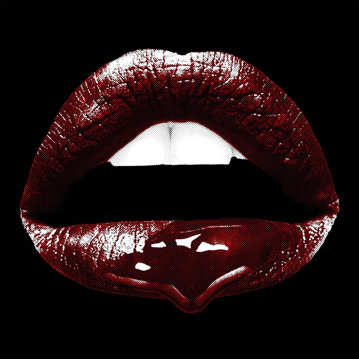 Lips Pop Art Poster Photo Sexy Mouth Original Pop Art Vampire