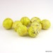 Round Yellow beads, porcelain beads, Ceramic Beads, round beads, bead set, beads for jewelry, pottery beads, artist beads