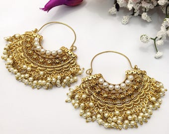Handmade Party Wear Bali Earrings Indian jewelry Pakistani Bollywood Bali Earrings indian jewellery