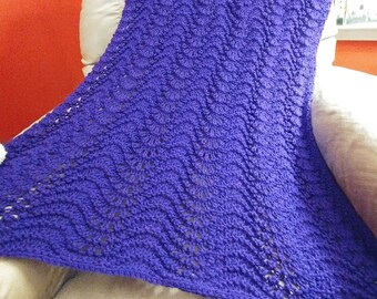 Deep Amethyst Afghan