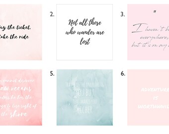 Custom Order: Instagram Quote Graphics | Digital Font | Digital Images | Inspirational Quotes | Social Media Marketing | Instagram Branding