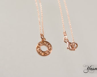 Ornament on 925 Silver rose gold plated