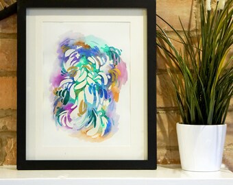 Watercolour Abstract ORIGINAL Painting or Print,