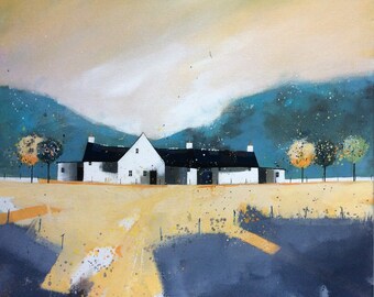 Summer Soaring, limited edition giclee print from original painting on canvas